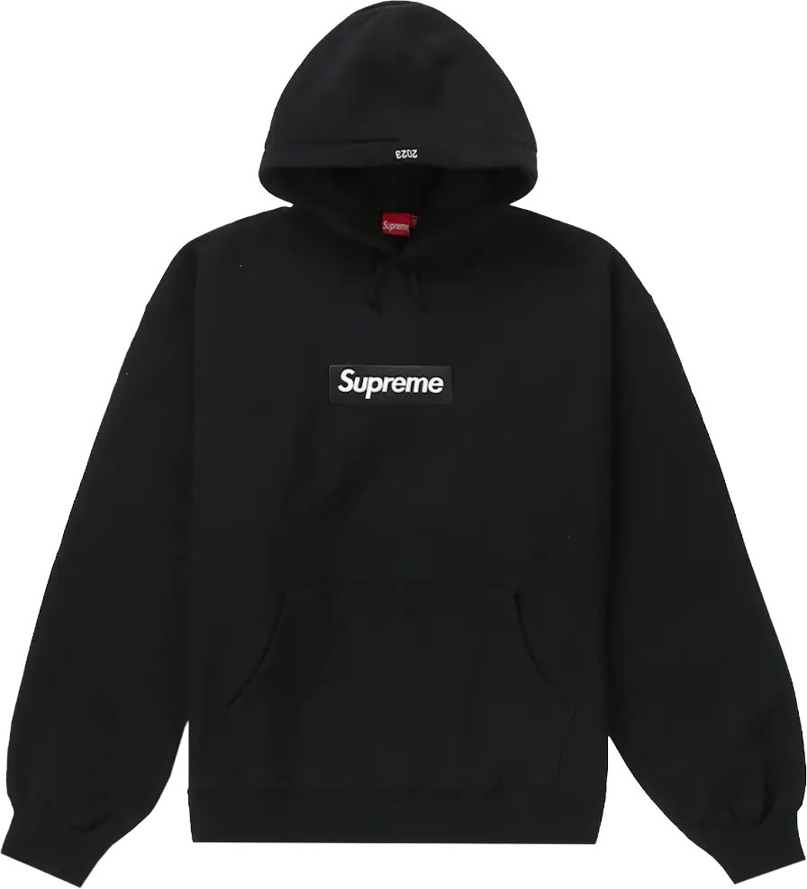 Supreme Box Logo Hooded Sweatshirt Black (US S)